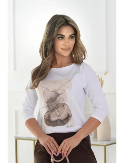 BLUZKA model 20581066 - OFF PINK