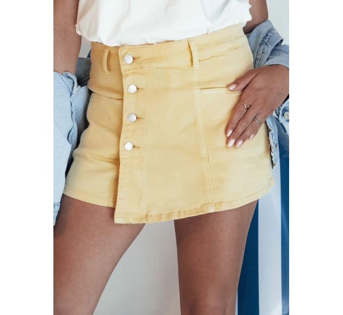 Dámské šortky žluté model 21977651 - Dstreet