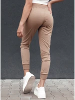 Dámské tepláky RELAX MODE světle hnědé FashionStreet UY2136