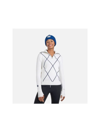 Svetr W model 21453149 1/2 Zip bílý - Rossignol