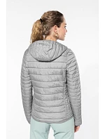 Kariban K 6111 Lehká dámská prošívaná bunda s kapucí 20.6111 marl dark grey Kariban K 6111 Lehká dámská prošívaná bunda s kapucí 20.6111 marl dark grey