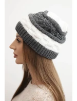 Čepice s rolováním Magda K293 camel