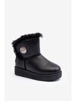 Dětské sněhule s z kožešiny černé Big Star model 21637354 - Big Star Shoes Dětské sněhule s z kožešiny černé Big Star model 21637354 - Big Star Shoes