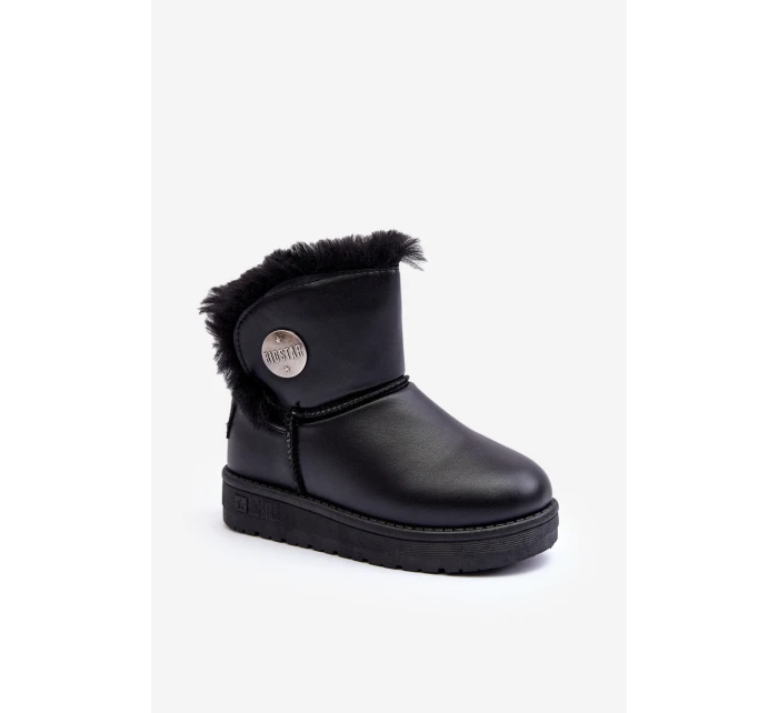 Dětské sněhule s z kožešiny černé Big Star model 21637354 - Big Star Shoes Dětské sněhule s z kožešiny černé Big Star model 21637354 - Big Star Shoes
