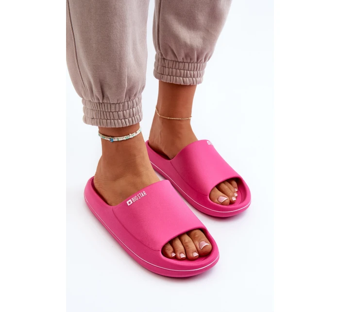 Lehké Dámské Pantofle Big Star NN274A041 Fuksie Lehké Dámské Pantofle Big Star NN274A041 Fuksie