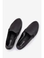 Kožené Baleríny model 21693631 Černé - Maciejka