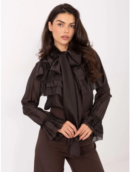 Košile IT KS 28882.03 tmavě hnědá Košile IT KS 28882.03 tmavě hnědá