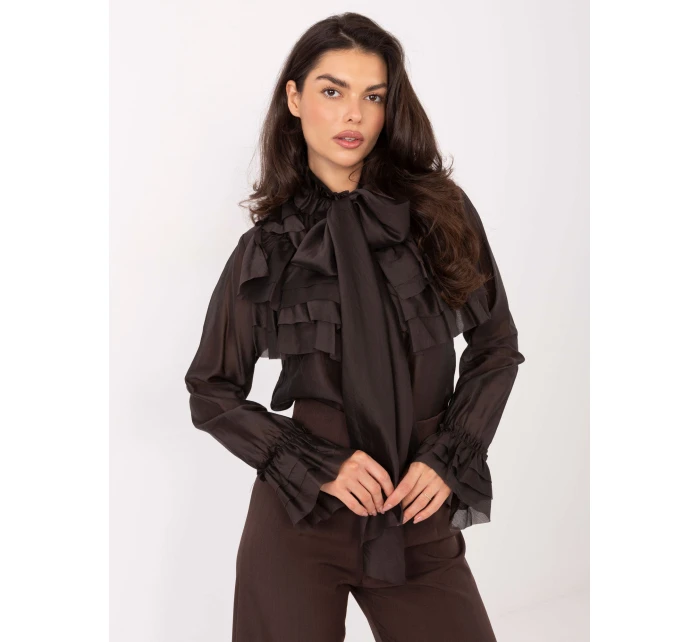 Košile IT KS 28882.03 tmavě hnědá Košile IT KS 28882.03 tmavě hnědá