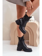 Zateplené Dámské Kotníkové Boty z Přírodní Kůže Vinceza 66671 Černé Zateplené Dámské Kotníkové Boty z Přírodní Kůže Vinceza 66671 Černé