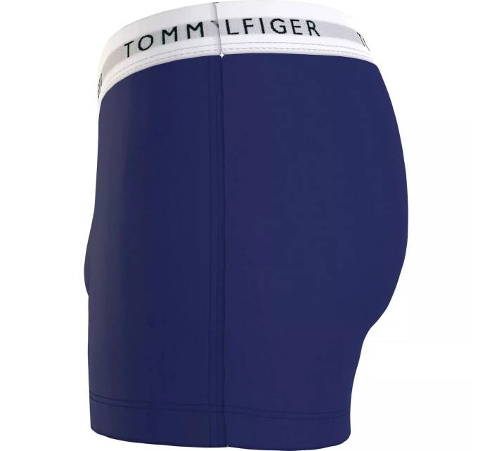 Pánské boxerky 3P TRUNK PRINT UM0UM02768 0W2 modré - Tommy Hilfiger