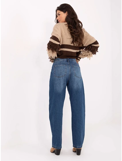 Dámské kalhoty model 22034930 modré - FPrice Dámské kalhoty model 22034930 modré - FPrice