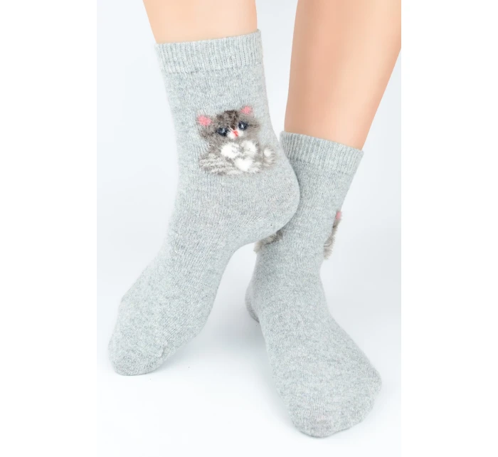 VLNĚNÉ PONOŽKY CAT SW017