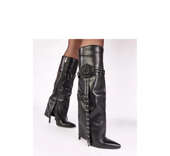 Kozačky na podpatku  model 221670 Solea