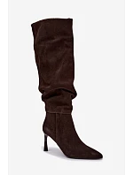Kozačky na podpatku  model 231589 Step in style