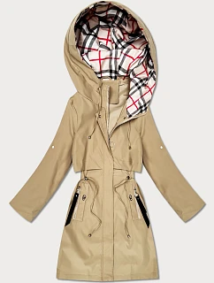 Dámská lehká parka s podšívkou Goodlookin sand (KK60407-2#)