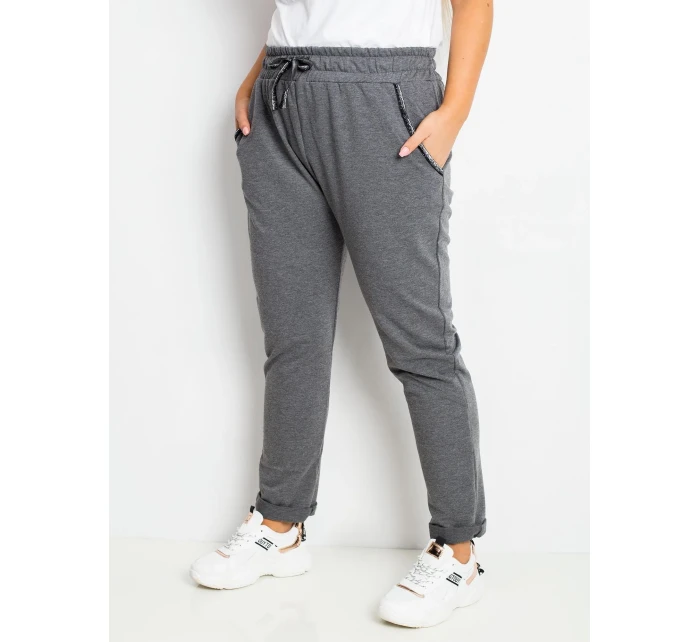 Tepláky RV DR 4765.52 tmavě šedá