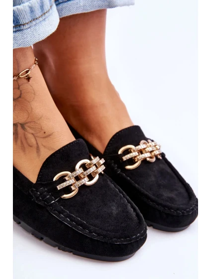 Dámské semišové mokasíny Černá Sorento Dámské semišové mokasíny Černá Sorento