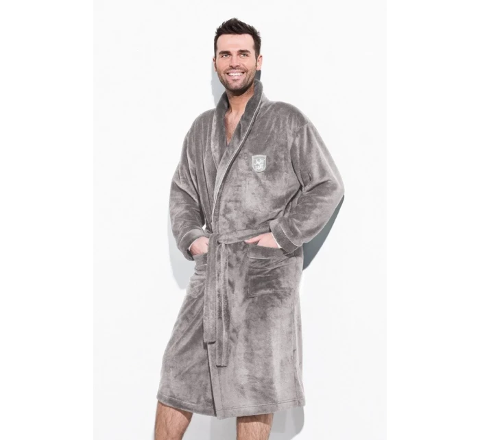 Pánský župan BORYS Tmavě šedá - L&L