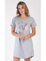 Dámská noční košile s krátkým rukávem Butterfly