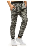 Pánské světle šedé teplákové kalhoty moro model 21964099 - FashionStreet