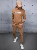 Pánská tepláková souprava velbloudí barvy model 21967483 - Dstreet