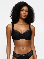 Dámská podprsenka Wild Gardenia Florale W01 - BLACK - černá 0004 TRIUMPH