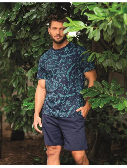 Pánské pyžamo Key MNS 934 B26 cr/r M-2XL