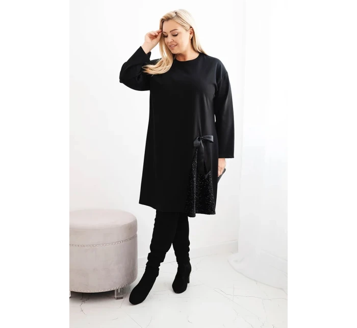 Dámská Plus Size s ozdobným z černá model 21486182 - K-Fashion