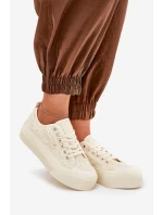 Dámské Krajkové Tenisky Big Star RR274746 Béžové Dámské Krajkové Tenisky Big Star RR274746 Béžové