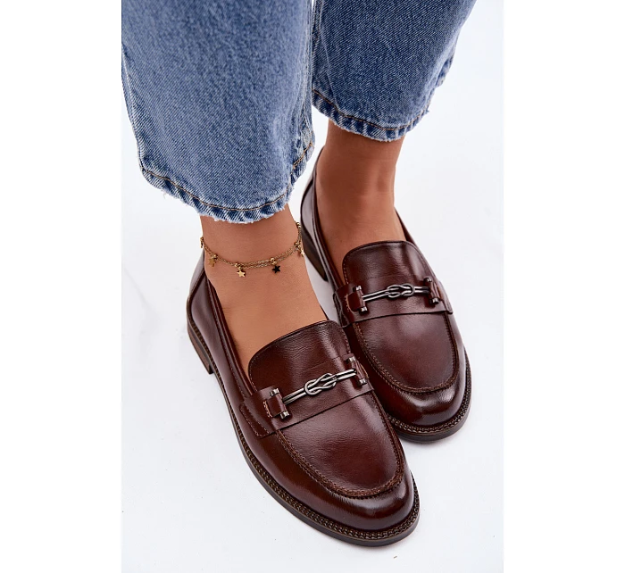 Dámské kožené Mokasíny Vinceza 18132 hnědé Dámské kožené Mokasíny Vinceza 18132 hnědé