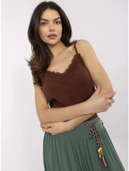 Horní díl model 20969231 tmavě hnědý - FPrice Horní díl model 20969231 tmavě hnědý - FPrice