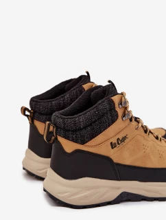 Pánské zateplené trekingové boty Lee Cooper – camel