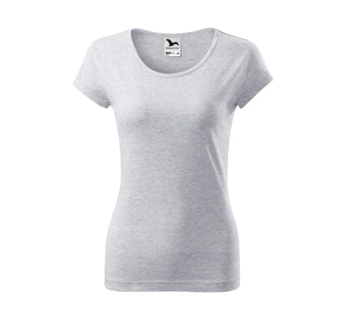 Pure tričko dámské světle šedý melír Pure tričko dámské světle šedý melír