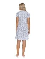 Noční košile TCB.5335 bílo-modrá - Doctor Nap