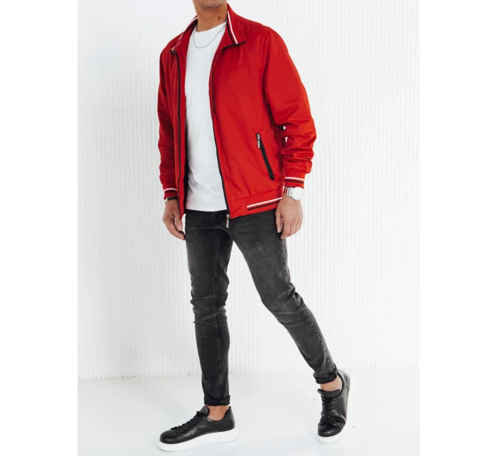 Pánská přechodná bunda červená Dstreet TX4676