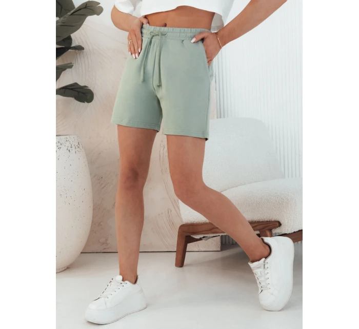 SWAN dámské šortky tmavě zelené FashionStreet SY0328 SWAN dámské šortky tmavě zelené FashionStreet SY0328