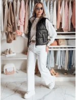 Dámská krátká oboustranná vesta CHIPUFF černá FashionStreet TY4822