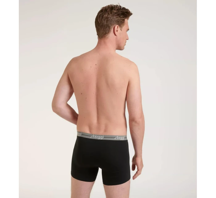 Pánské boxerky Start Short C2P box - BLACK - černá 0004 - SLOGGI