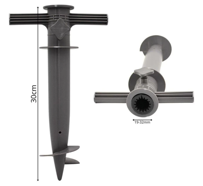 UASOL BASE 30x17x6CM ŠEDÁ