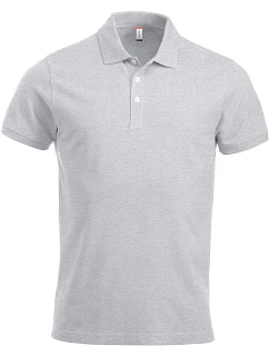 Clique Classic Lincoln S/S Pánské piqué polo z těžké bavlny 67.8244 ash