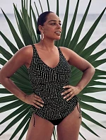 Style Malaika Top tankini - horní díl 8851-1 black - RosaFaia