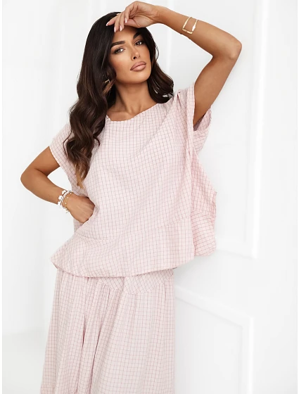 IT BZ halenka FL10332.80 světle růžová IT BZ halenka FL10332.80 světle růžová