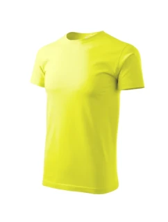 Heavy New tričko unisex neon yellow