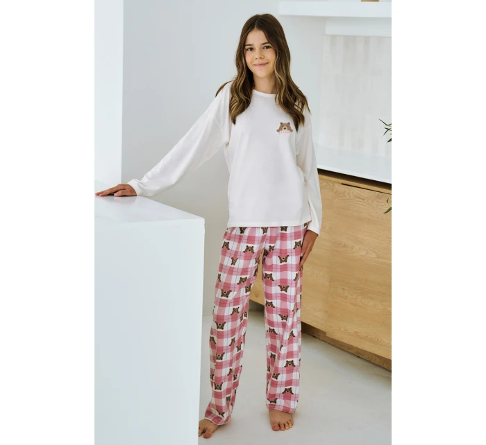 3503 DÍVČÍ DLOUHÉ PYŽAMO ASTRID 146-158