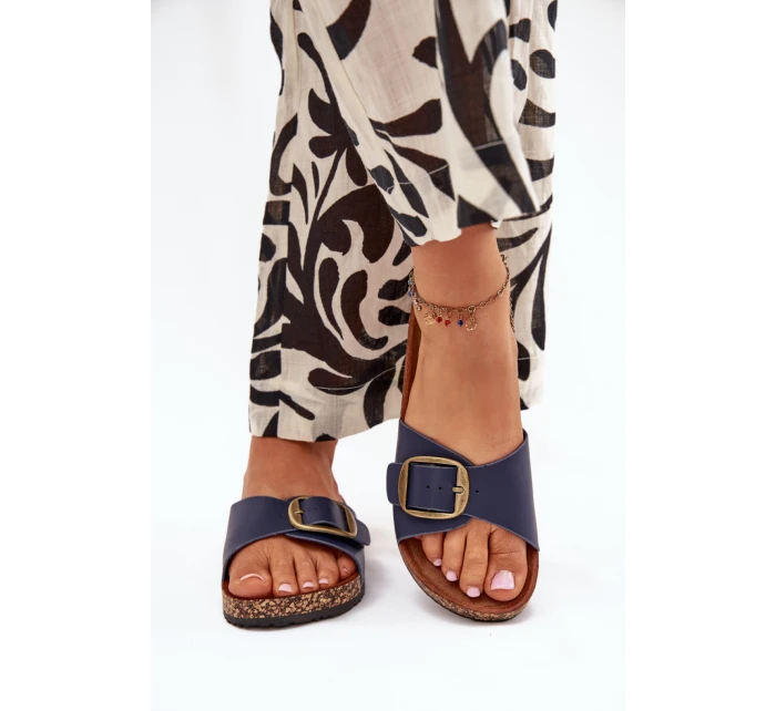 Pantofle model 216081 Step in style Pantofle model 216081 Step in style