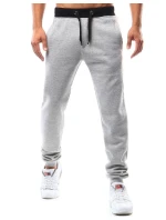 Pánské šedé teplákové kalhoty model 21962289 - Dstreet Pánské šedé teplákové kalhoty model 21962289 - Dstreet