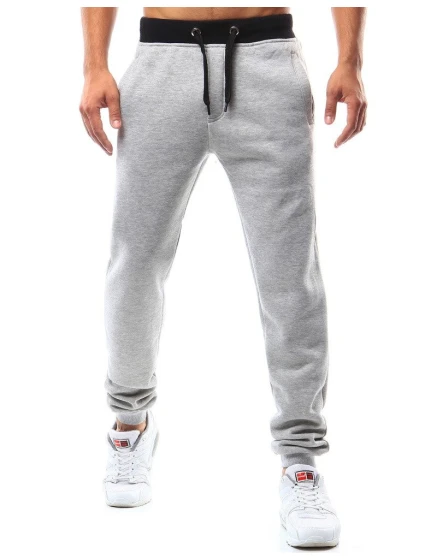 Pánské šedé teplákové kalhoty model 21962289 - Dstreet Pánské šedé teplákové kalhoty model 21962289 - Dstreet