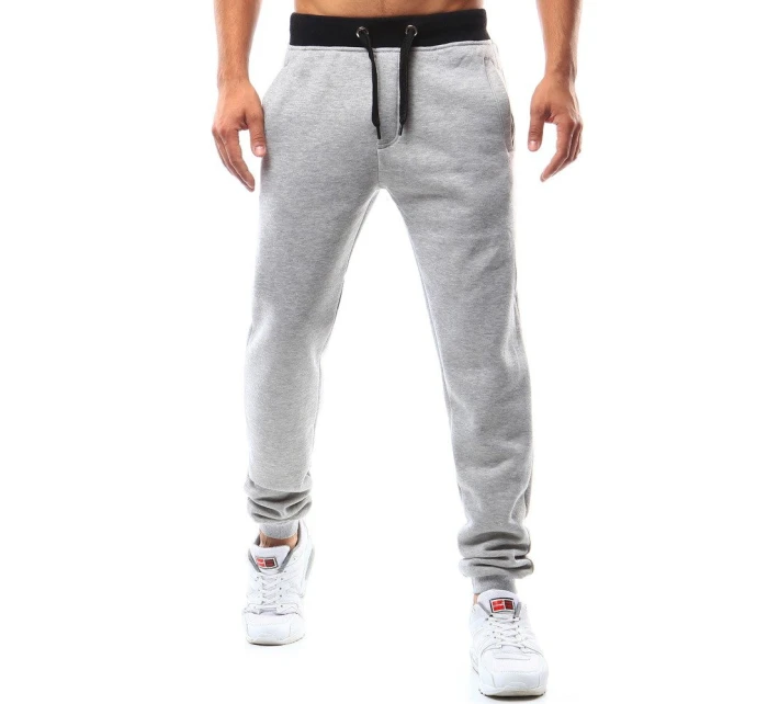 Pánské šedé teplákové kalhoty model 21962289 - Dstreet Pánské šedé teplákové kalhoty model 21962289 - Dstreet