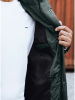 Pánská zimní bunda s odepínací kapucí zelená FashionStreet TX4832