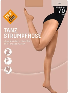 Taneční punčochové kalhoty NUR DIE DANCE PANTYHOSE 70 DEN - NUR DIE - tělová